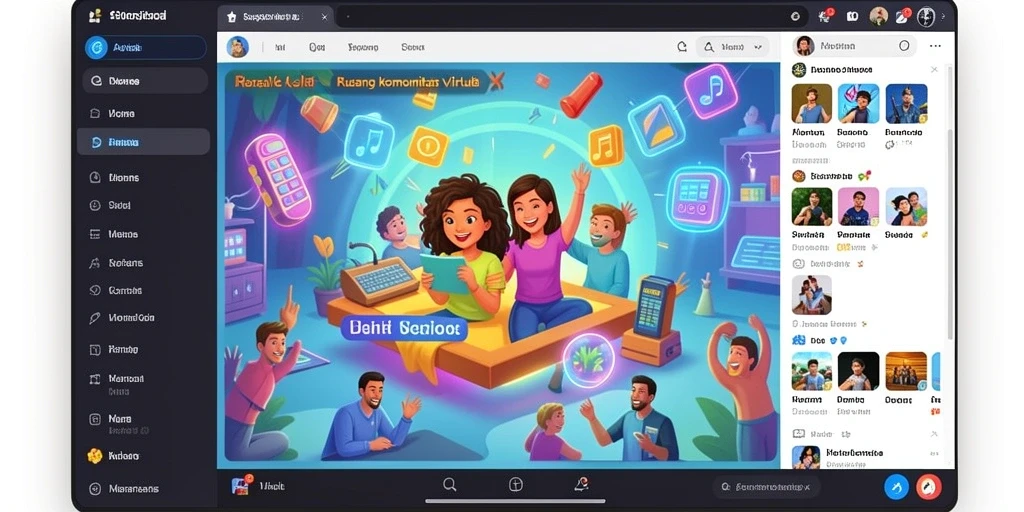 Tampilan awal yang menarik dan user-friendly.