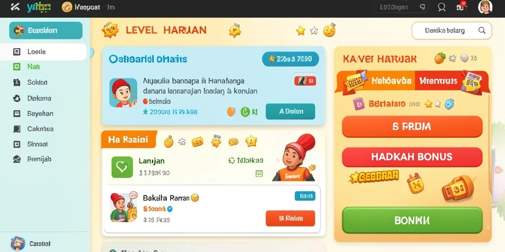 Tangkapan layar menampilkan antarmuka pengguna yang menarik.