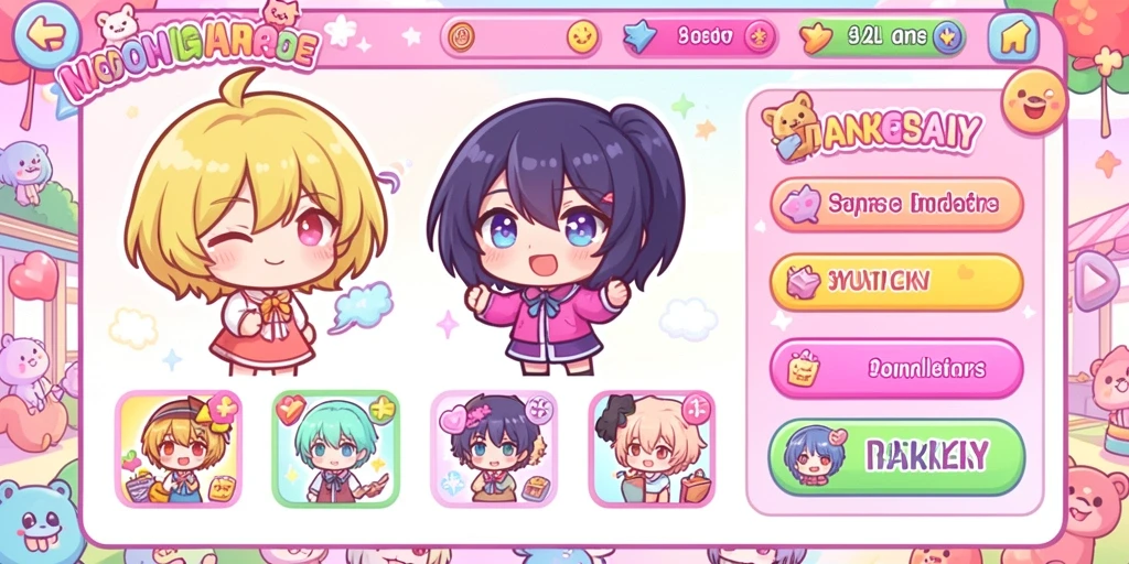 Tampilan awal game yang menarik.
