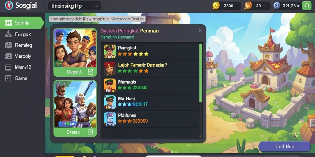 Tampilan antarmuka yang user-friendly dan modern.